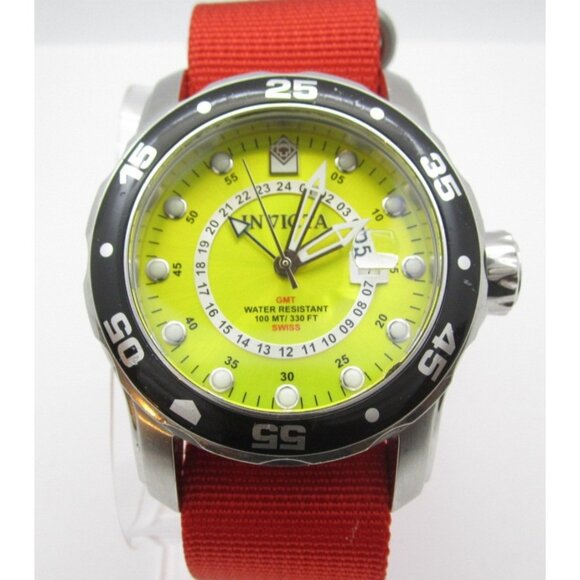 Men Invicta Pro Diver Swiss Quartz 100m WR 47mm Watch (H816) 